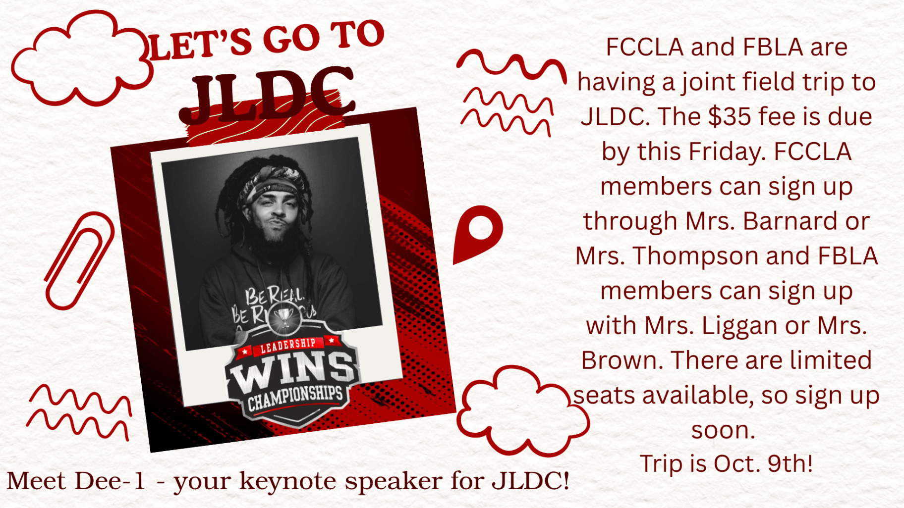 Field Trip Oct. 9th